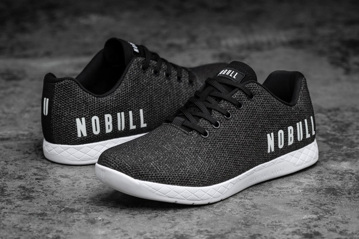 Nobull Superfabric Women's Trainers Black | Australia (CM6043)